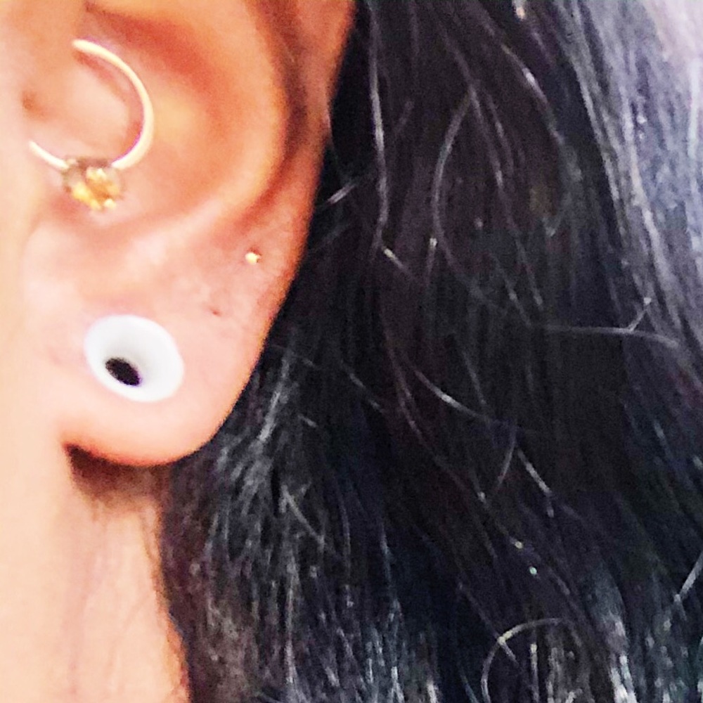 Ear Gauges/Plugs/Spacers Bundle with Opalites